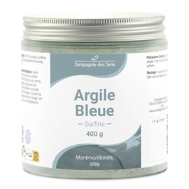 Argile bleue montmorillonite - poudre surfine - 400g