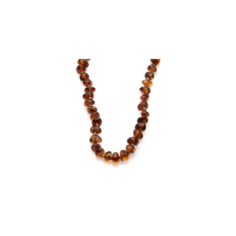 Collier pour bébé en ambre à clip