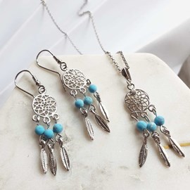 Collier turquoise, argent 925