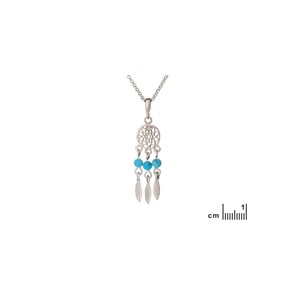 Collier turquoise, argent 925