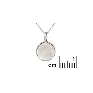 Pendentif nacre, argent 925