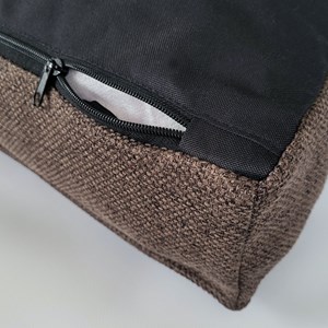 Dauphine, lit chien orthopédique mocca l