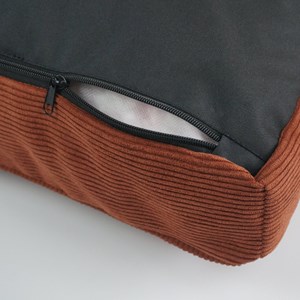 Bastille, lit orthopédique rouille xl