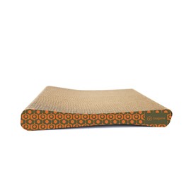 Louxor, griffoir chat kaki et orange m