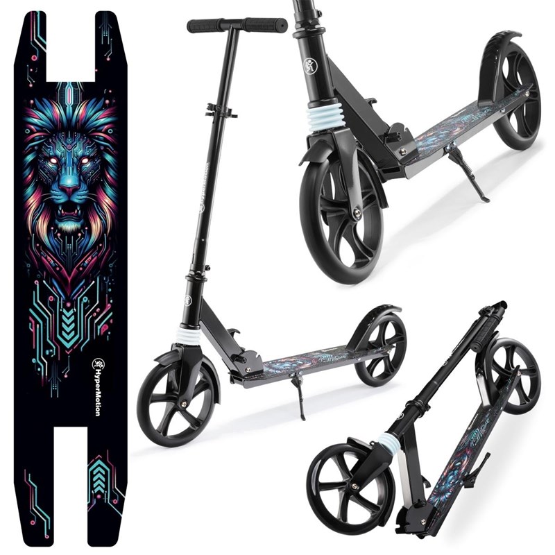 Hypermotion - Trottinette city swift 2 roues avec amortisseur +6 ans - hypermotion