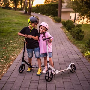 Trottinette city swift 2 roues avec amortisseur +6 ans - hypermotion