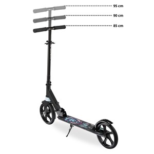 Trottinette city swift 2 roues avec amortisseur +6 ans - hypermotion