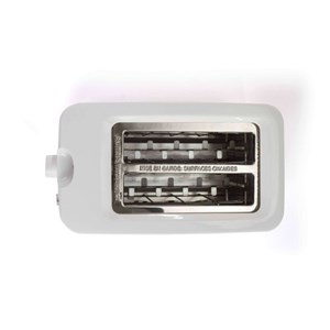 Grille-pain 2 fentes blanc 750w