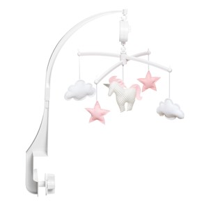 Mobile musical licorne rose