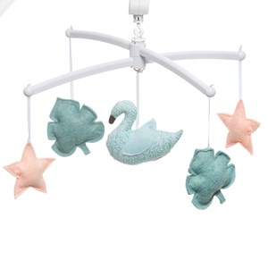 Mobile musical cygne vert