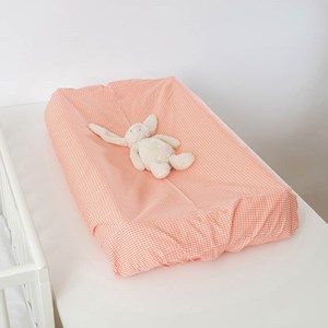 Housse de matelas à langer bio vichy