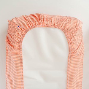 Housse de matelas à langer bio vichy