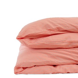 Housse de couette en coton bio vichy