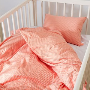 Housse de couette en coton bio vichy