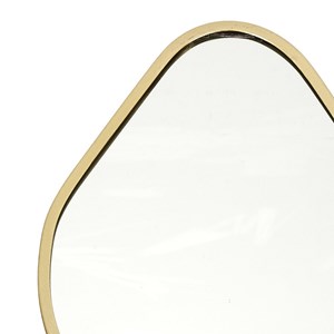 Miroir contour déco doré losange