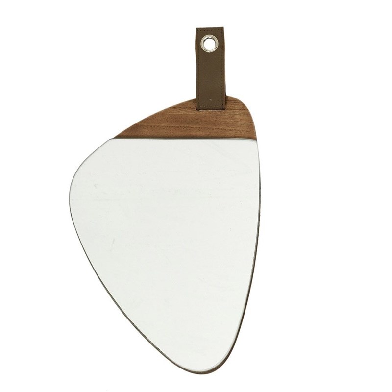 The Home Deco Factory - Miroir galet bois 20x30 cm