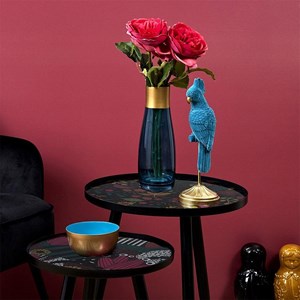 Perroquet décoratif bleu h37