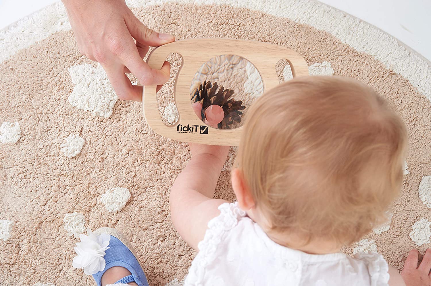 Loupe d'observation nature enfant incassable en bois - Kikkerland