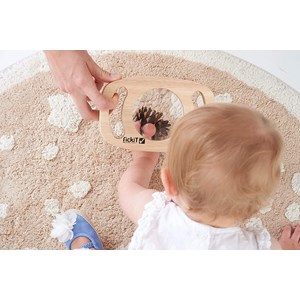 Loupe à poignées en bois