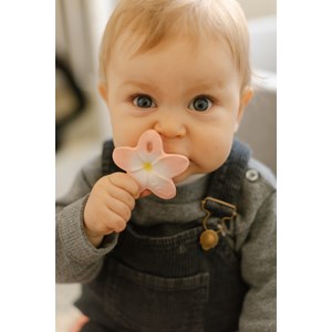 Mini anneau de dentition fleur