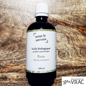 Huile de ricin cosmétique