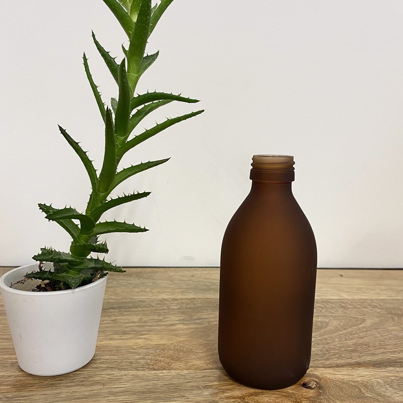 Flacon en verre 250 ml - 6 coloris au