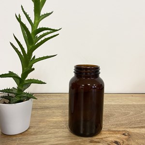 Jar en verre ambré - 500 ou 250 ml