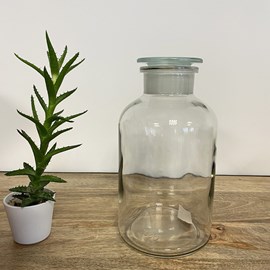 Jar en verre 2 l - coloris au choix