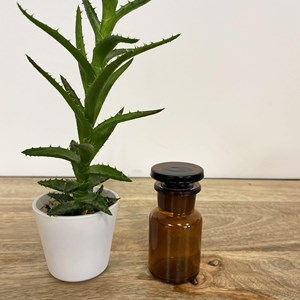 Jar en verre 50 ml - coloris au choix