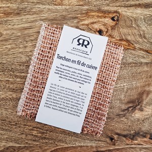 Torchon à récurer en cuivre - lot de 2