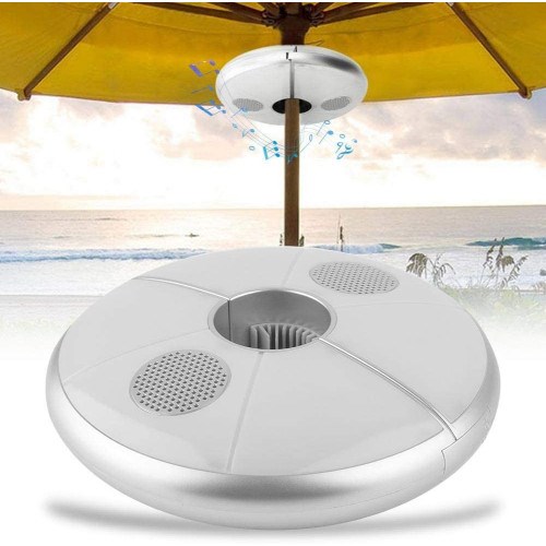 Magnetic Land - Lampe led pour parasol avec enceinte san
