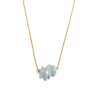 Collier aigue-marine