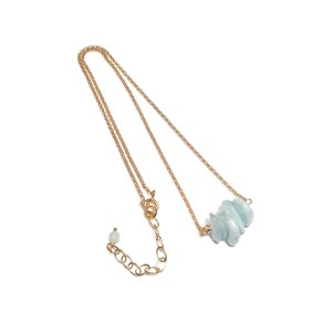 Collier aigue-marine