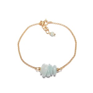 Bracelet aigue marine