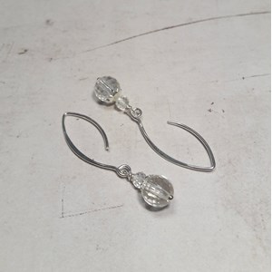 Boucles d'oreilles cristal de roche