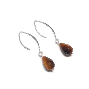 Boucles d'oreilles iara oeil de tigre ar