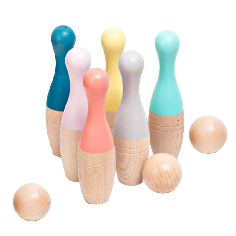 Me and mine jeu de quilles en bois - boi