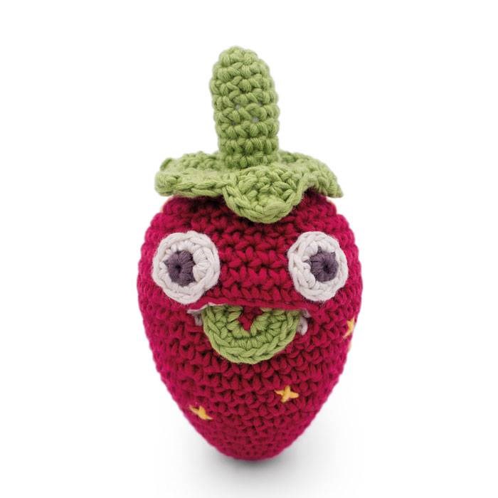 Blaise mini fraise au crochet  myum