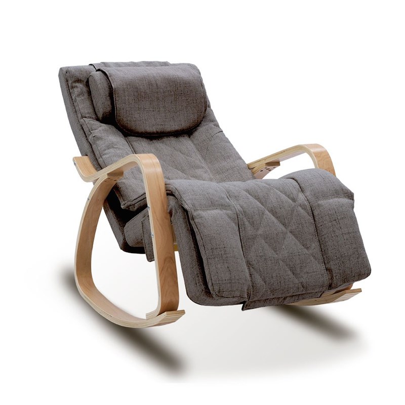 Supra france - Rocking chair massant youki gris - clair