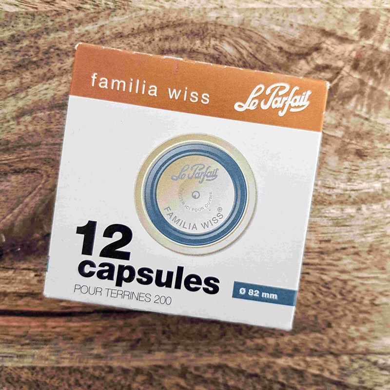 Capsules De Conserve Le Parfait Familia Wiss - Lot De 10 - Diamètre 110 Mm - Pour Terrines Et Confitures