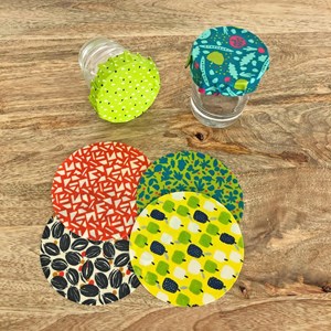 6 minis bee's wraps ronds