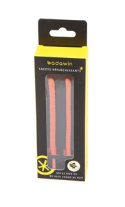 Lacets refl. Orange 120 cm badawin