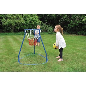 Panier de basket sur support