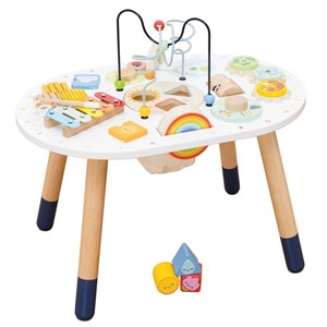 Table d'activités en bois - multicolore