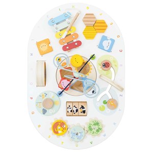 Table d'activités en bois - multicolore