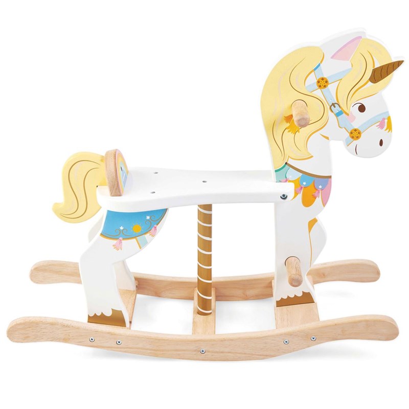 Le Toy Van - Cheval à bascule - licorne multicolore