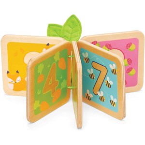 Livre en bois - je compte de 1 à 10