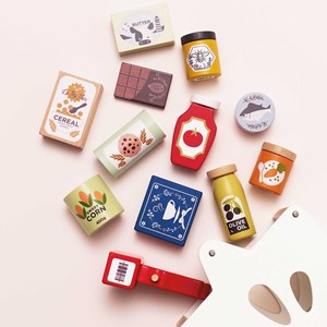 Ensemble epicerie et scanner