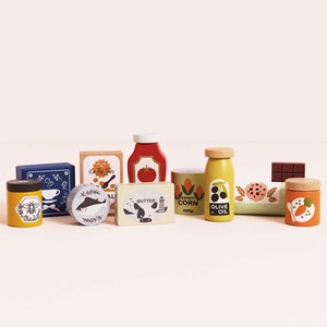 Ensemble epicerie et scanner