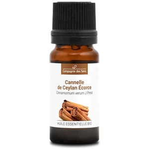 Cannelle de ceylan écorce - huile essentielle bio - 10ml garantie chromacert® -